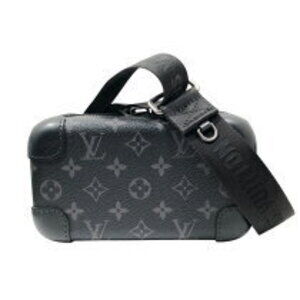 Louis Vuitton Horizon Clutch Monogram Eclipse Black Canvas Shoulder Bag